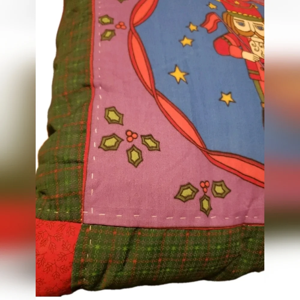 Handmade Nutcracker Christmas Pillow 14